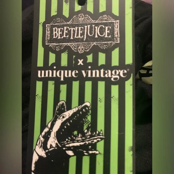Unique Vintage X Beetlejuice Collaboration Plaid Blazer Logo Sz 2X #129 - Picture 8 of 8